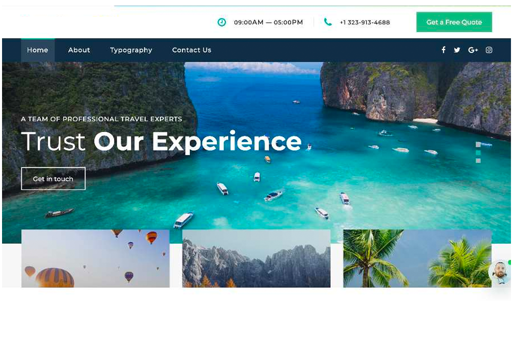 Misc screenshot of webwite using 360GPS.COM